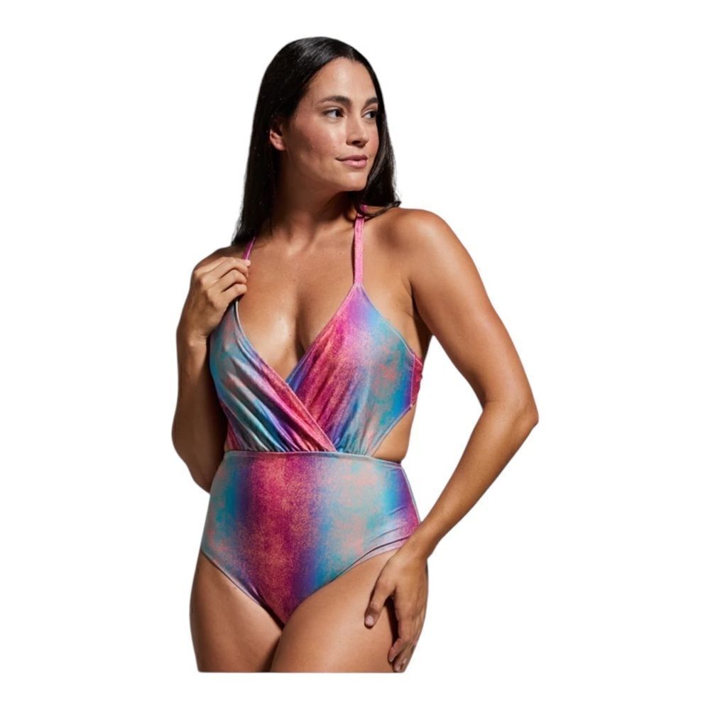 Born Primitive Multicolor Isle One Piece Swimsuit Small New